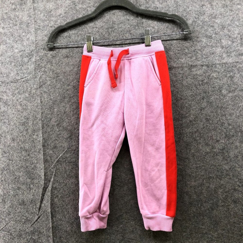 Lego Girls 3T Pink Jogger Sweatpants Fleece Fall Winter Pull On Cotton Blend